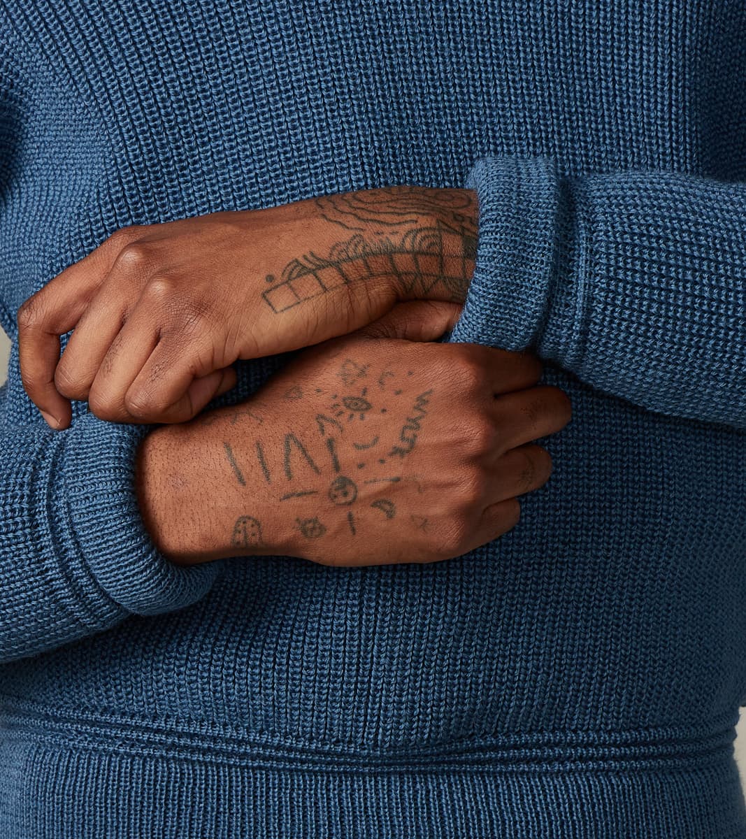 Eiger Pullover Sweater - Trail Blue