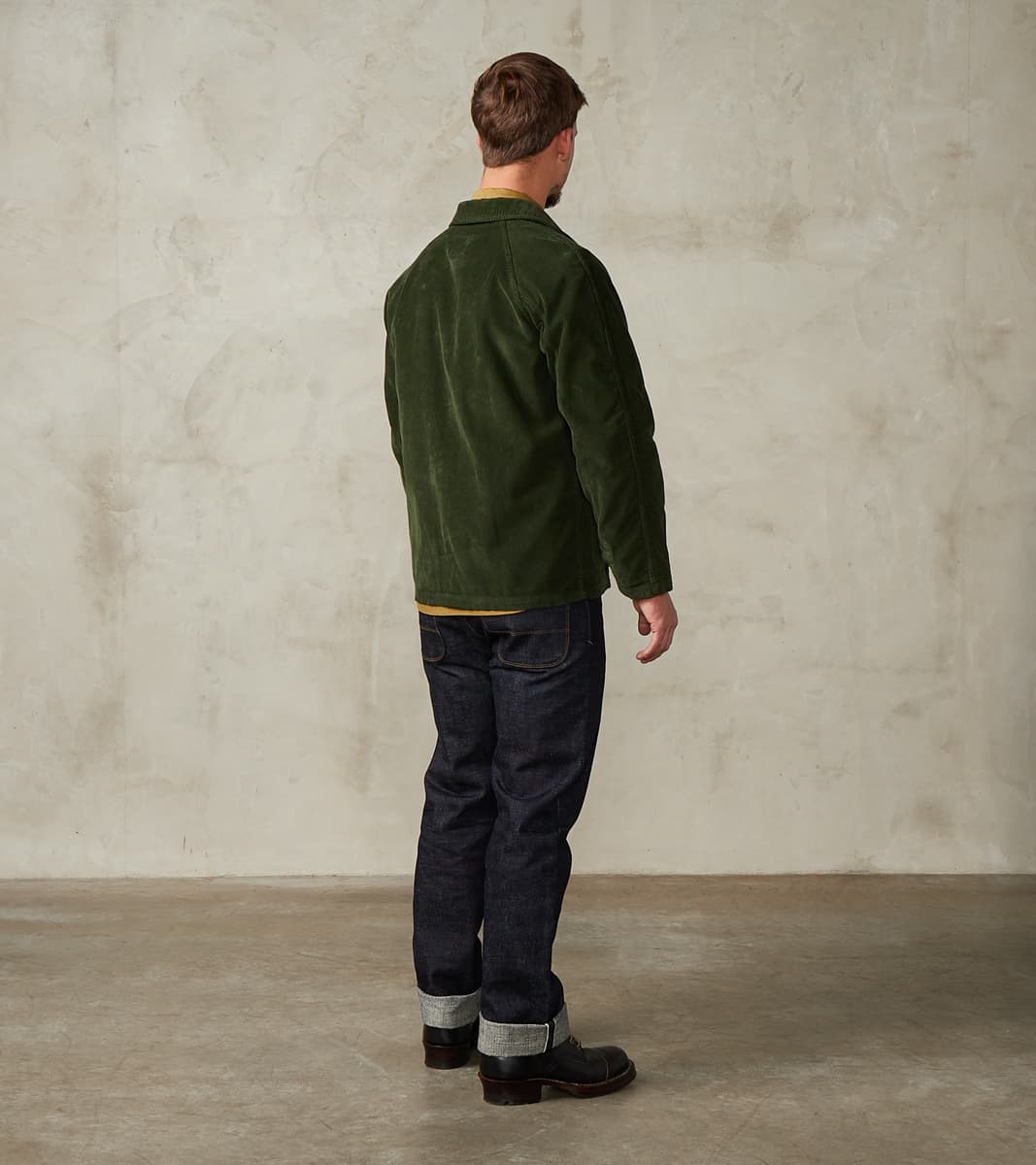 Journey Coat - Military Green Corduroy