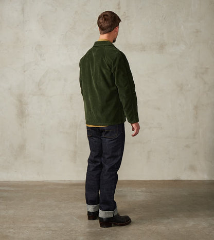 Journey Coat - Military Green Corduroy