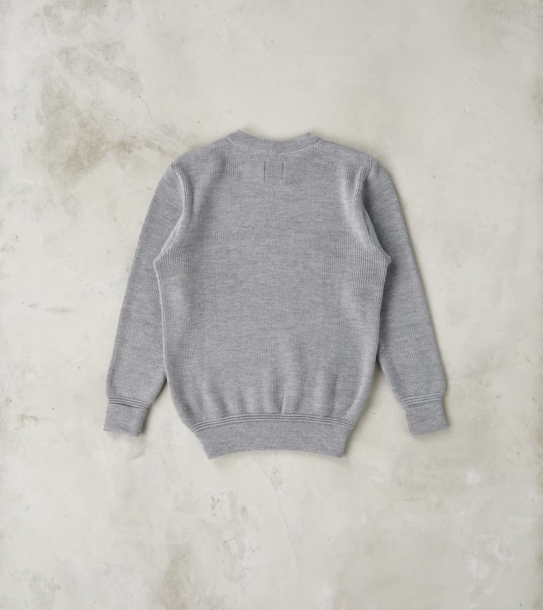 Rundhals Merino Crewneck Sweater - Battleship Grey