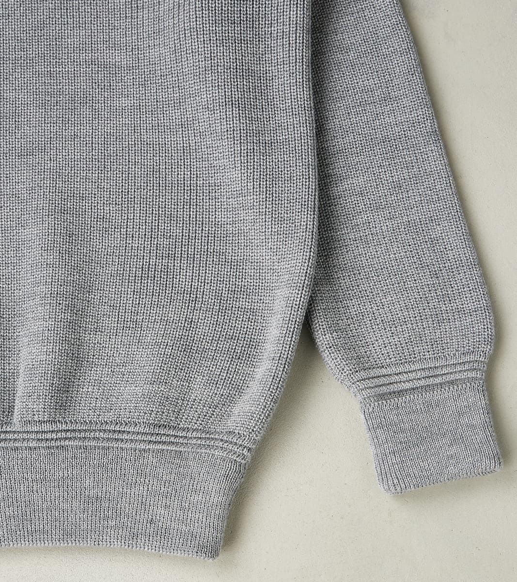 Rundhals Merino Crewneck Sweater - Battleship Grey