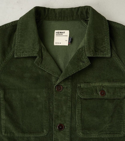 Journey Coat - Military Green Corduroy