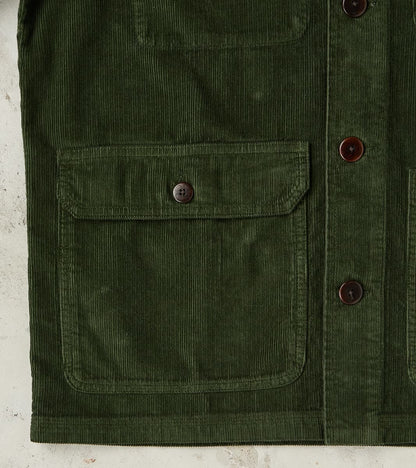 Journey Coat - Military Green Corduroy