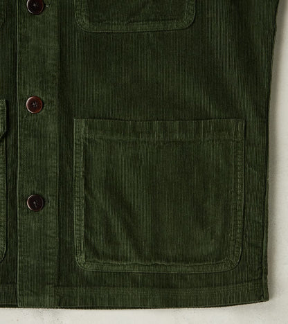 Journey Coat - Military Green Corduroy