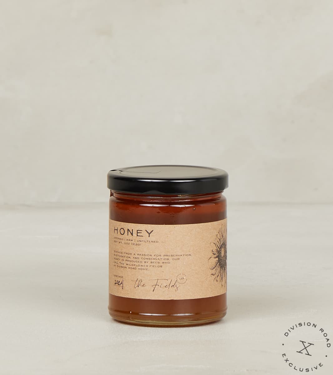 The Fields Honey - 11oz Organic Raw Unfiltered - 2024 – Division