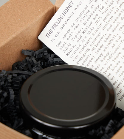 The Fields Honey - 11oz Organic Raw Unfiltered - 2025