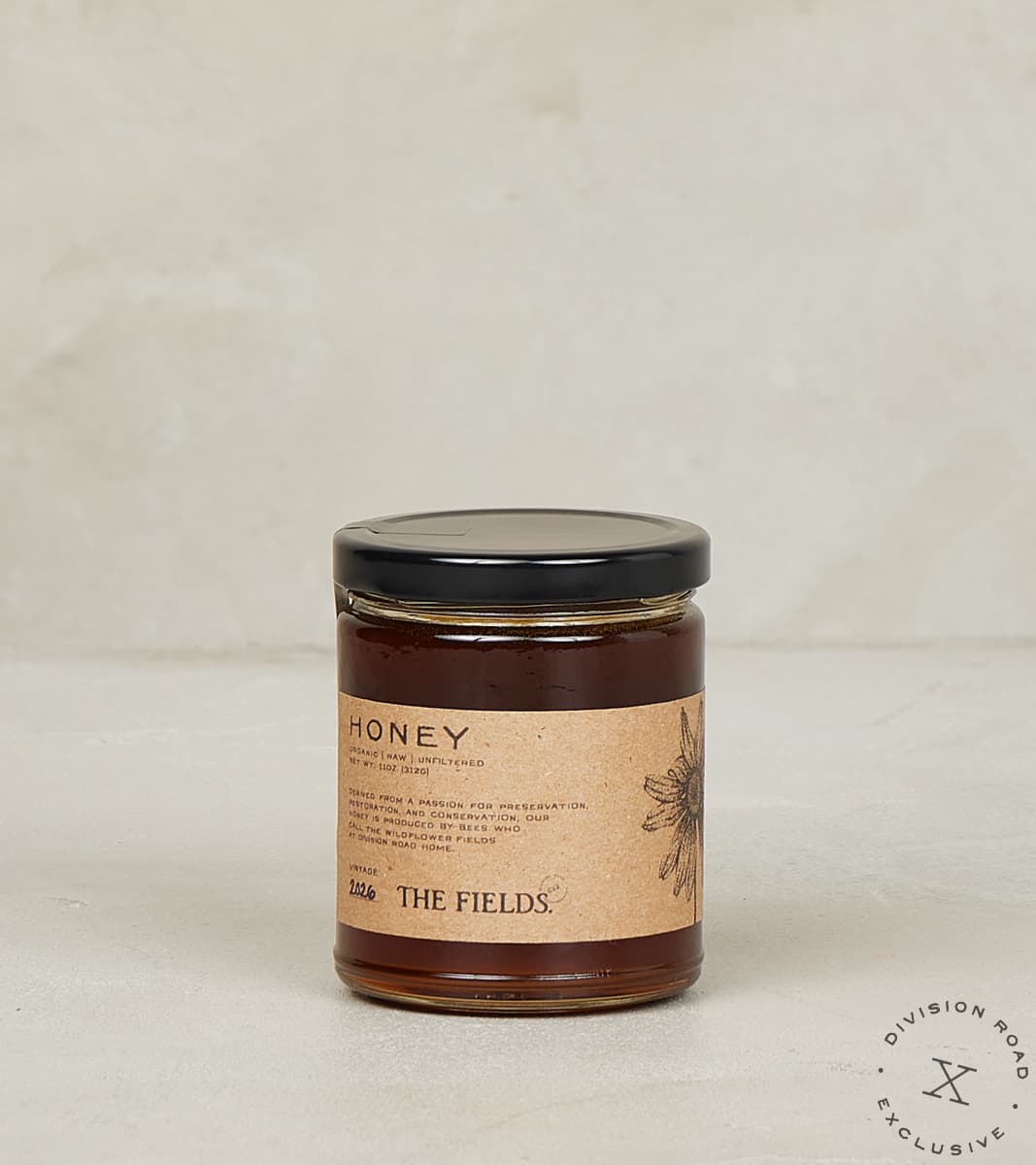 The Fields Honey - 11oz Organic Raw Unfiltered - 2026