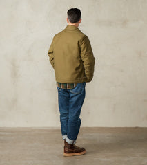 40-GRN - A2 Deck Jacket - 11oz Olive Drab Green Whipcord