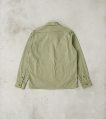 385-ODG - Military CPO Shirt - 9oz Olive Drab Green Herringbone Twill