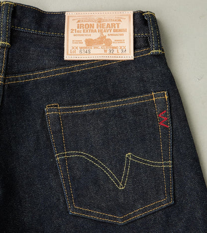 634S - Straight - 21oz Indigo