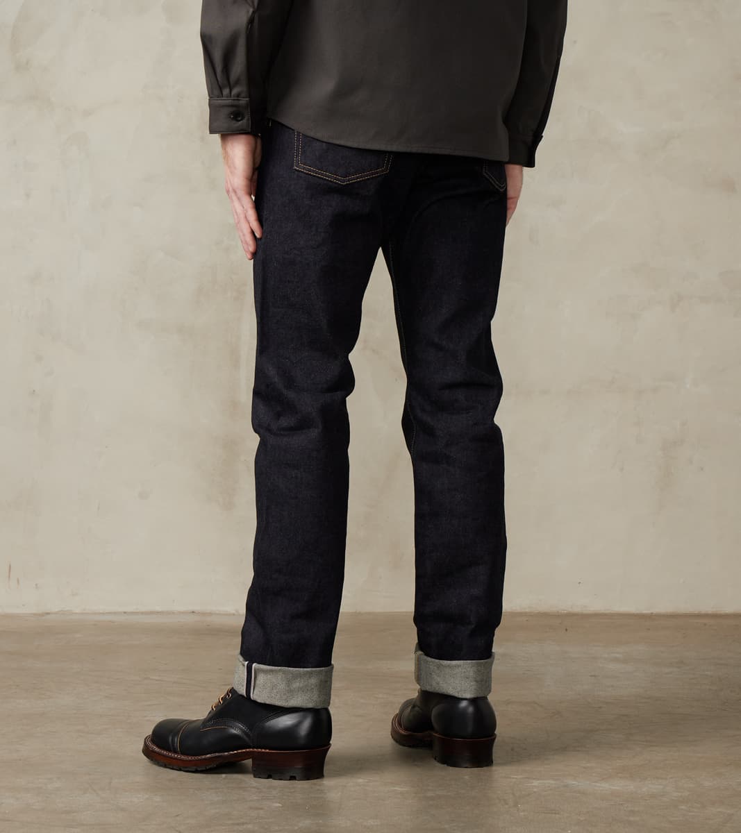 888S-142 - High Rise Tapered - 14oz Indigo