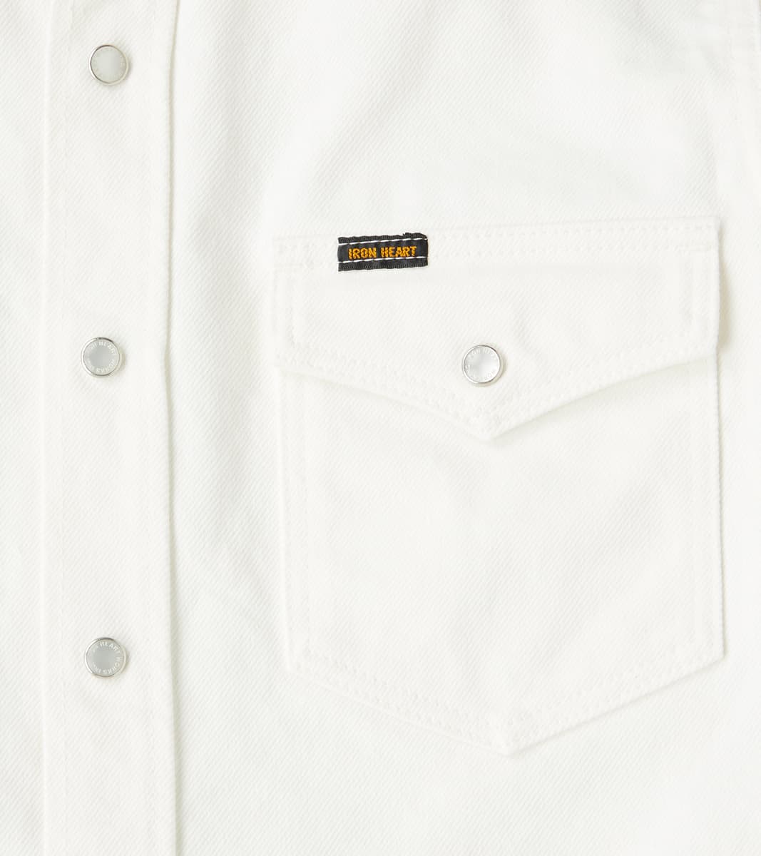 384-WHT - Western - 13.5oz White Denim