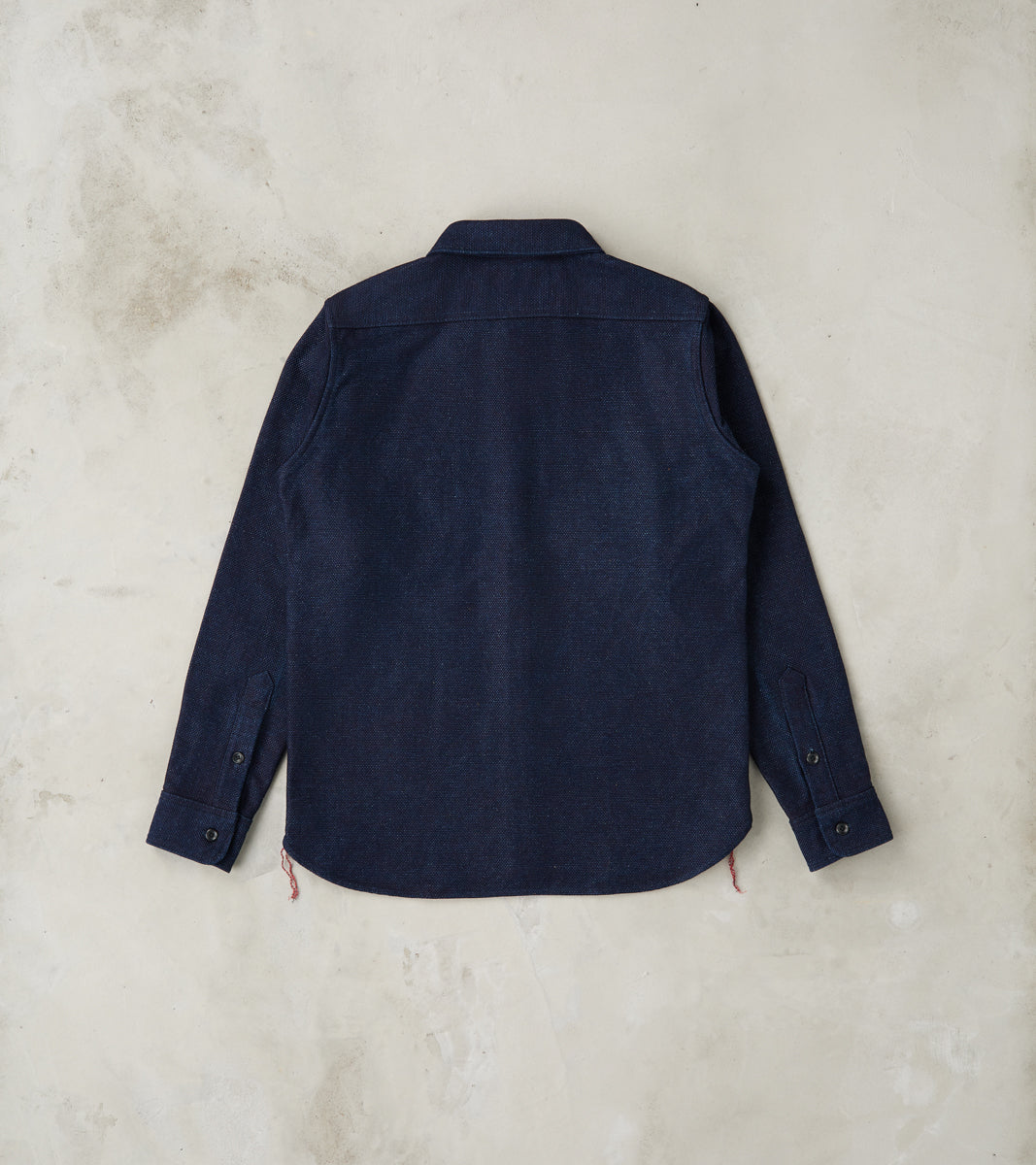 397-IND - Work Shirt - 21oz Indigo Sashiko