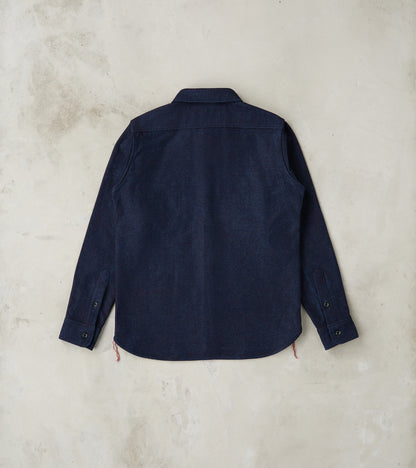 397-IND - Work Shirt - 21oz Indigo Sashiko