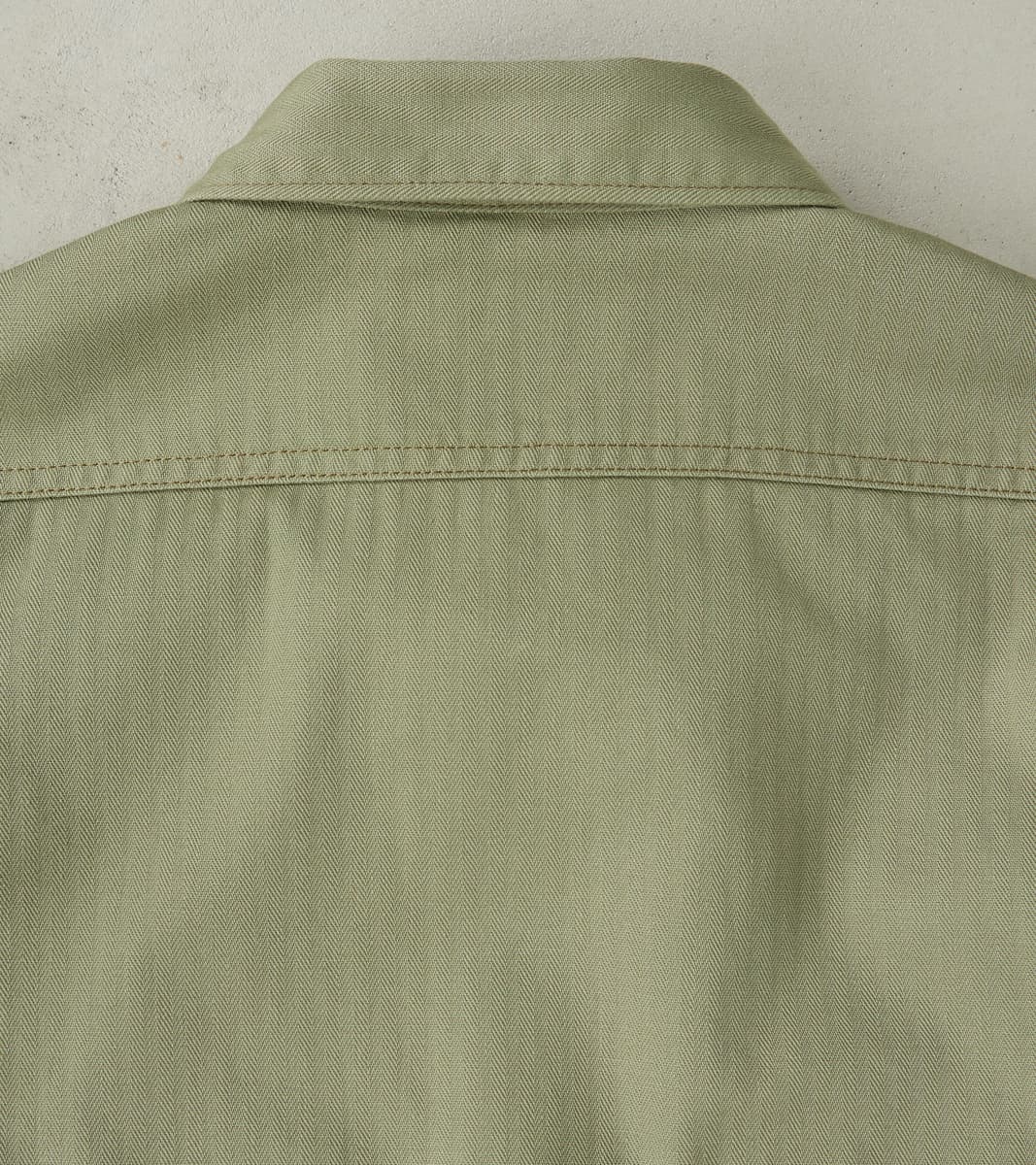 385-ODG - Military CPO Shirt - 9oz Olive Drab Green Herringbone Twill