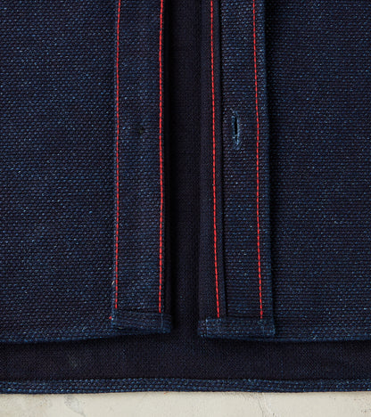 397-IND - Work Shirt - 21oz Indigo Sashiko