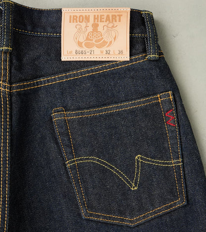 888S - High Rise Tapered - 21oz Indigo