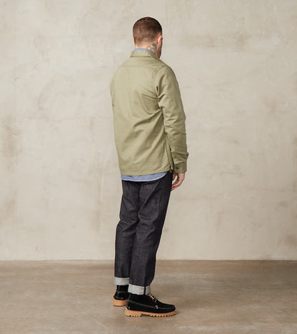 385-ODG - Military CPO Shirt - 9oz Olive Drab Green Herringbone Twill