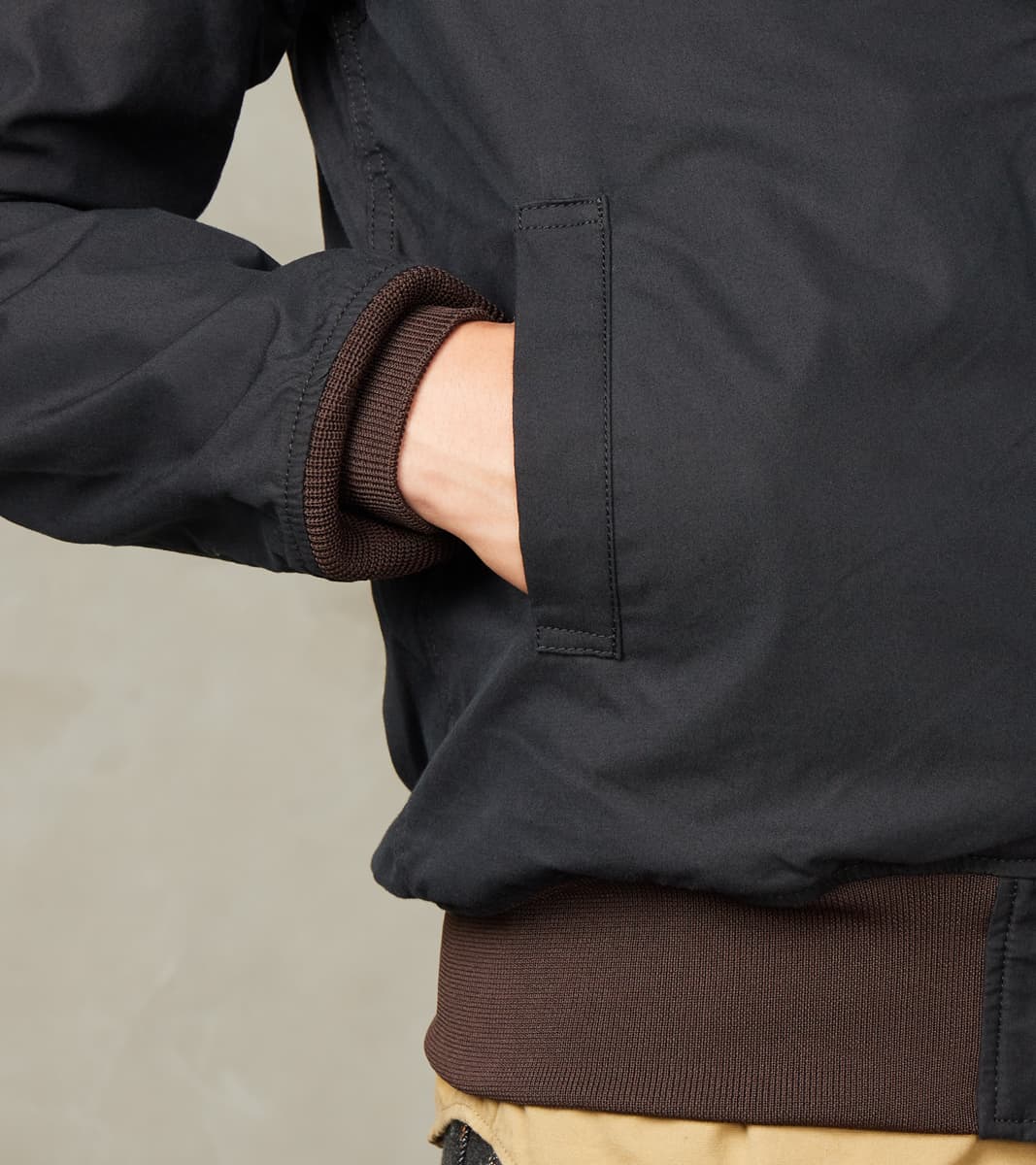 130-BLK - Reversible Tanker Jacket - Black