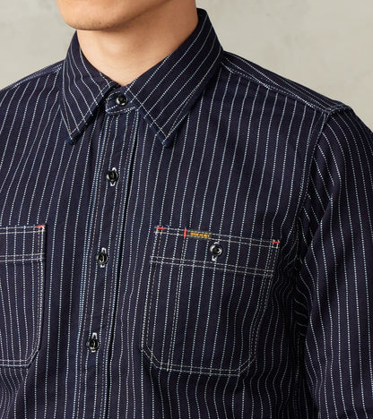 266-IND - Work Shirt - 12oz Indigo Wabash Twill