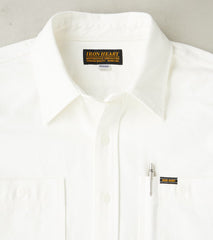 391-WHT - Work Shirt - 13.5oz White Denim