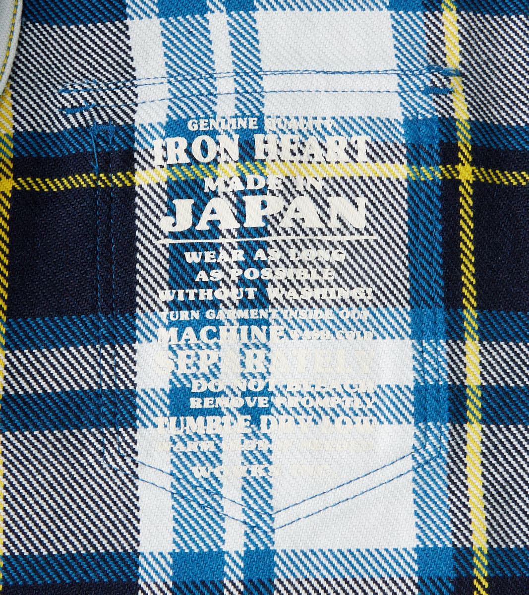 390-BLU - Western- 9oz Selvedge Flannel American Blue Check