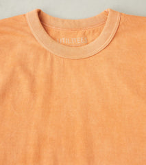 UTIL-HDYE-PCH - UTILITEES Crew Neck T-Shirt - 5.5oz Loopwheel Hand Dyed Peach