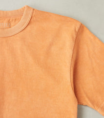 UTIL-HDYE-PCH - UTILITEES Crew Neck T-Shirt - 5.5oz Loopwheel Hand Dyed Peach