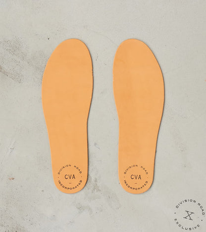 Division Road CVA Standard Insole - Natural Vegetable Tanned Leather
