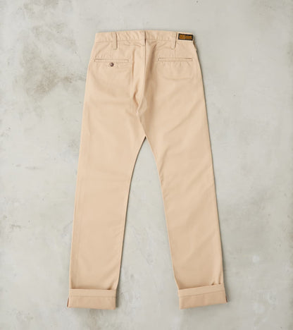 721-KHA - Slim Tapered - Mercerized Selvedge Khaki Chino