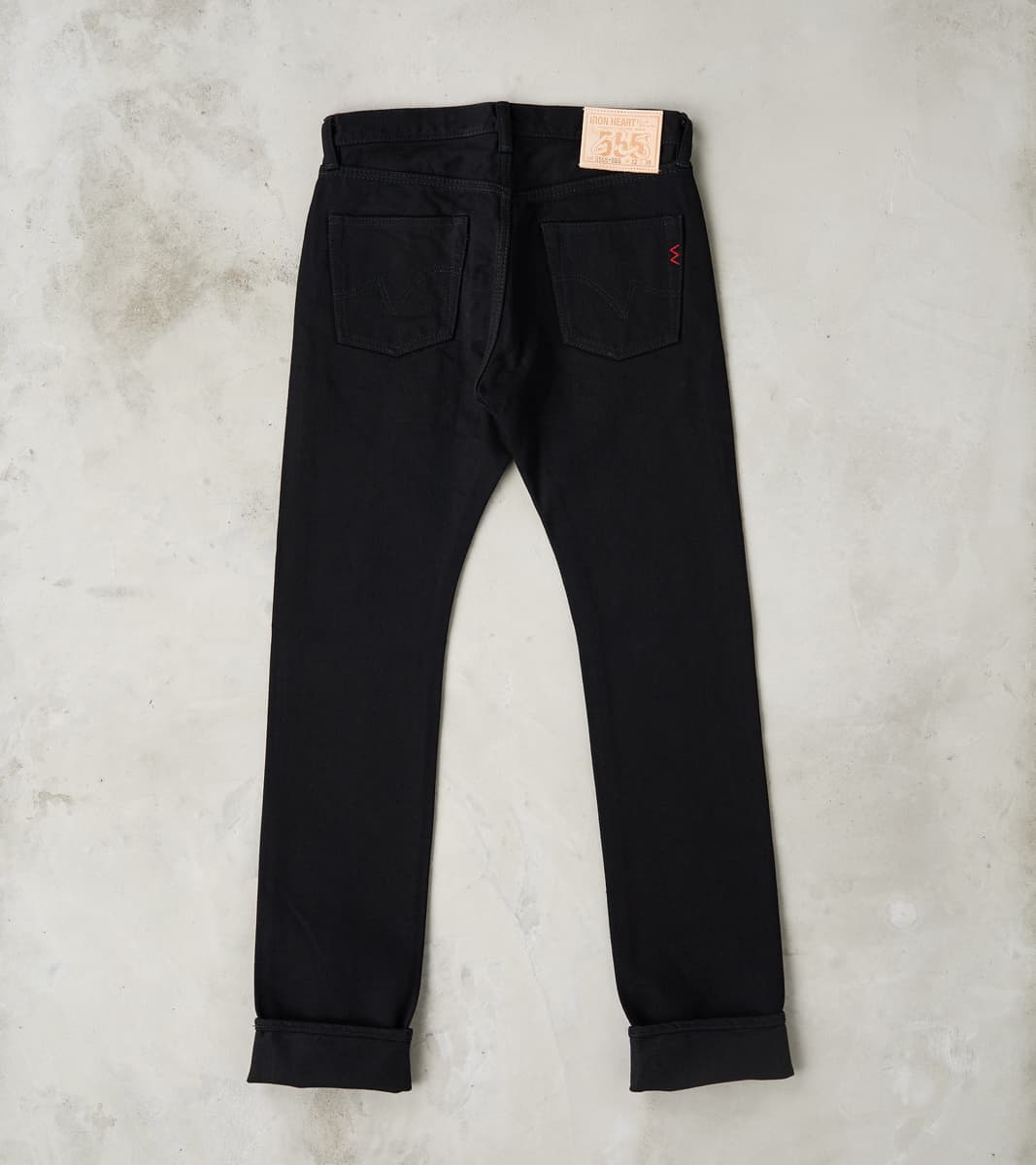 Iron Heart 555S-SBG - Super Slim - 21oz Superblack Fade To Grey