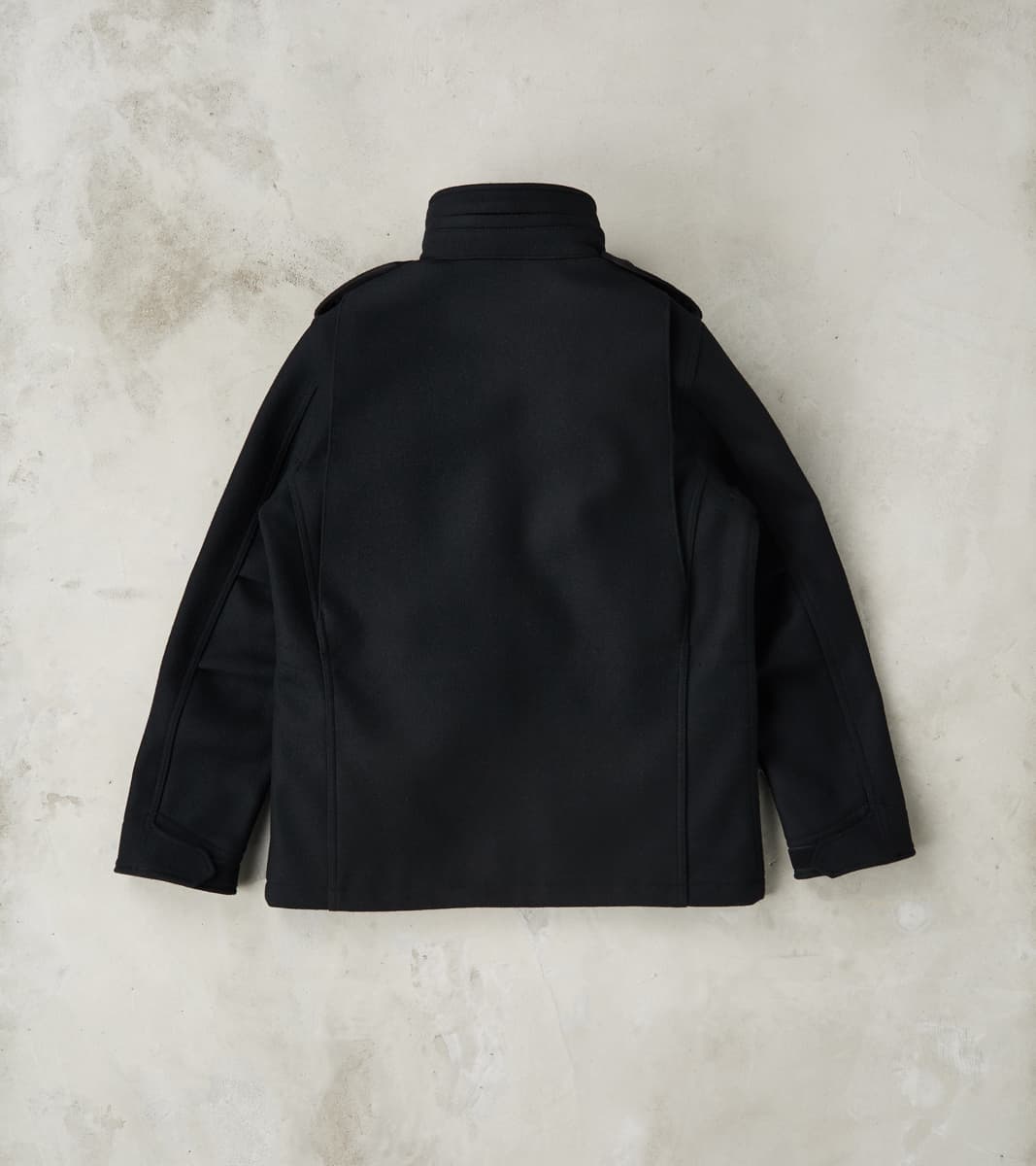 49-BLK - M65 Field Jacket - 21oz Black Melton Wool