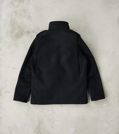 49-BLK - M65 Field Jacket - 21oz Black Melton Wool