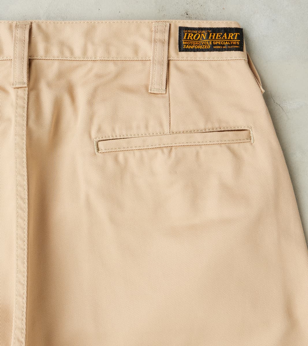 721-KHA - Slim Tapered - Mercerized Selvedge Khaki Chino