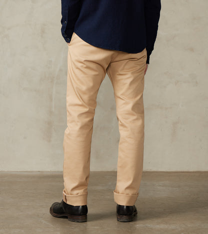 721-KHA - Slim Tapered - Mercerized Selvedge Khaki Chino