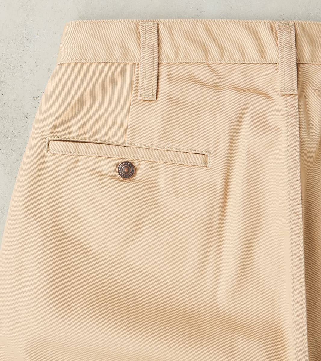 721-KHA - Slim Tapered - Mercerized Selvedge Khaki Chino