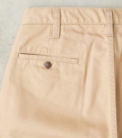 721-KHA - Slim Tapered - Mercerized Selvedge Khaki Chino