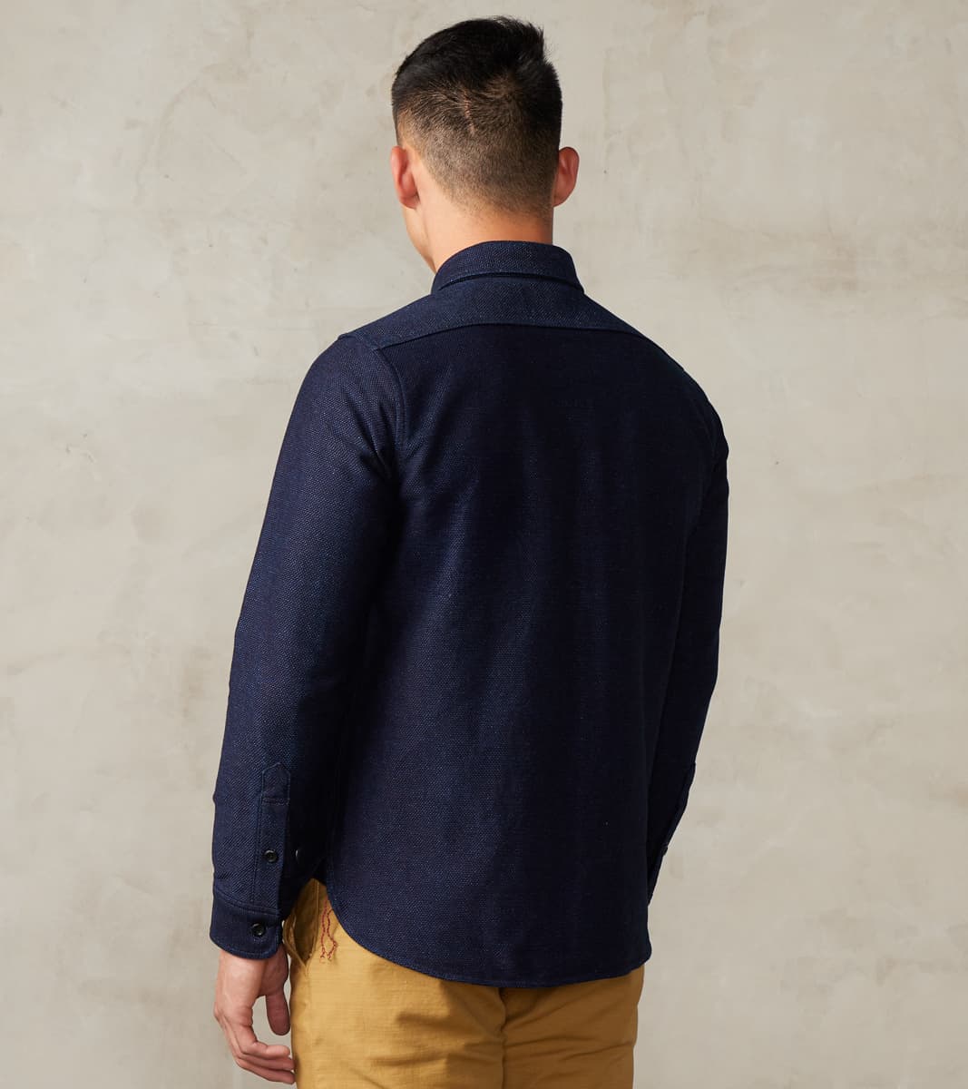 397-IND - Work Shirt - 21oz Indigo Sashiko