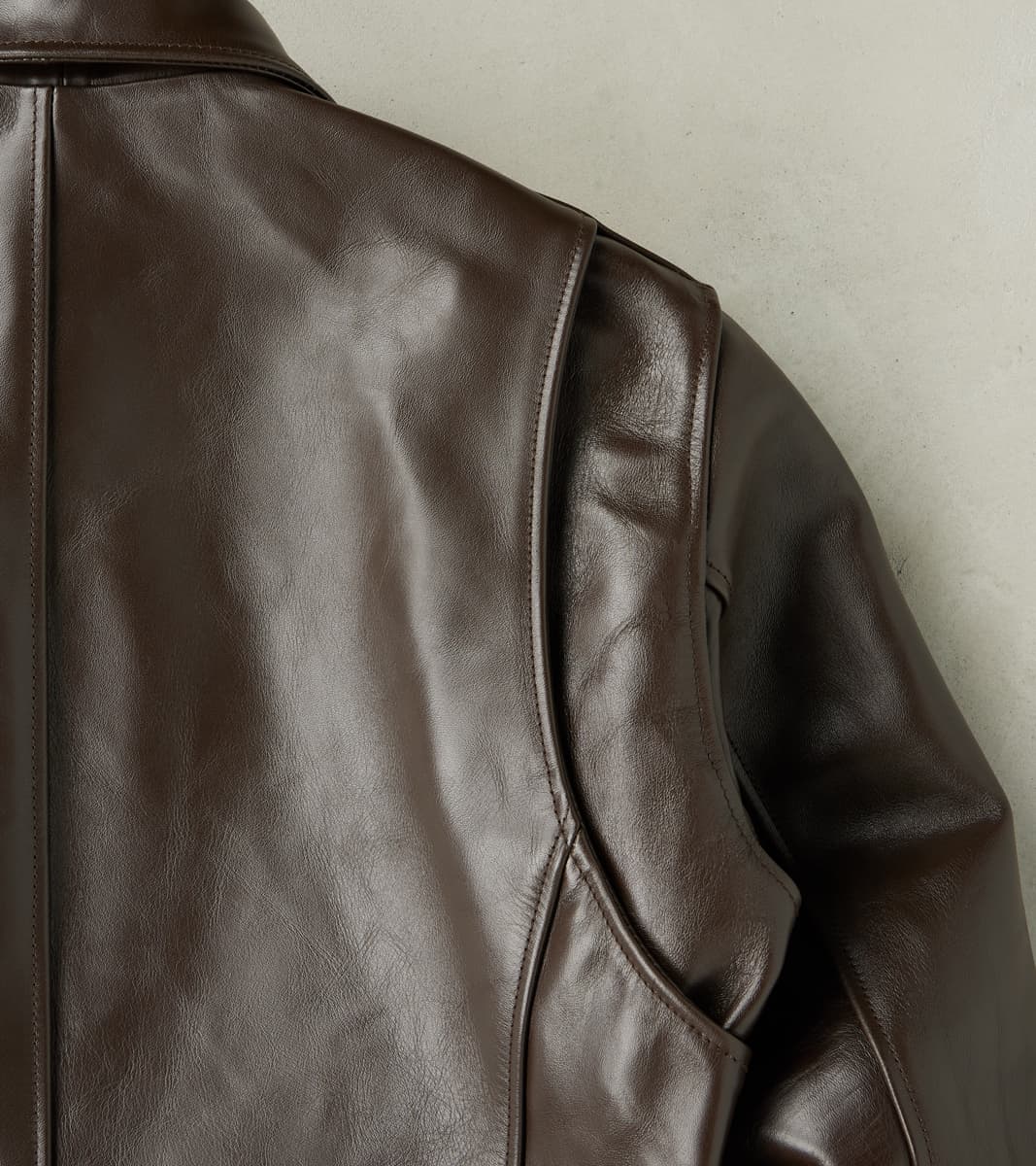 129J-BRN - Rider's Jacket - Brown Japanese Horsehide