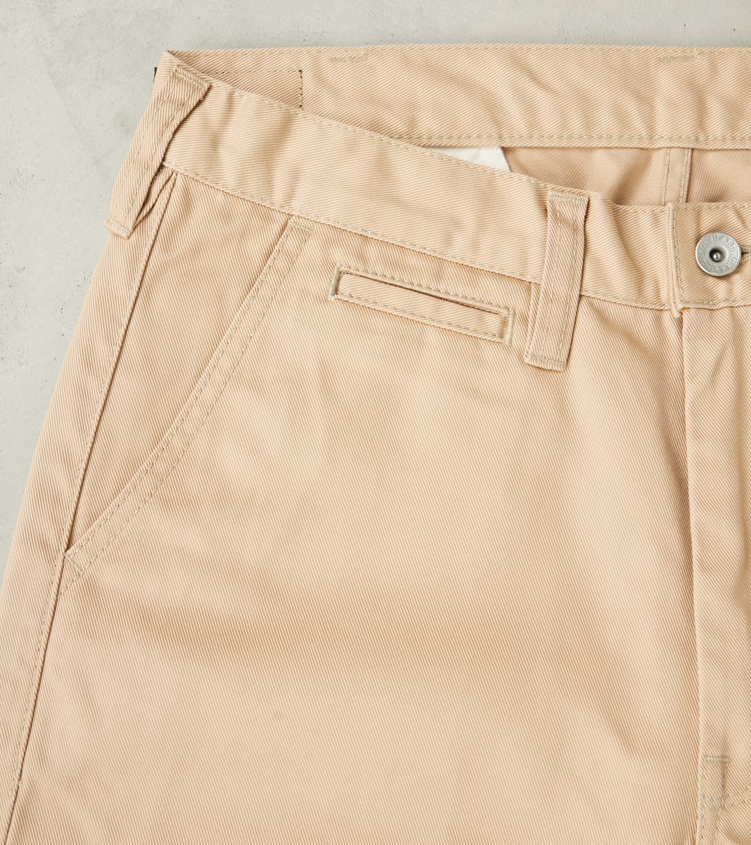 721-KHA - Slim Tapered - Mercerized Selvedge Khaki Chino