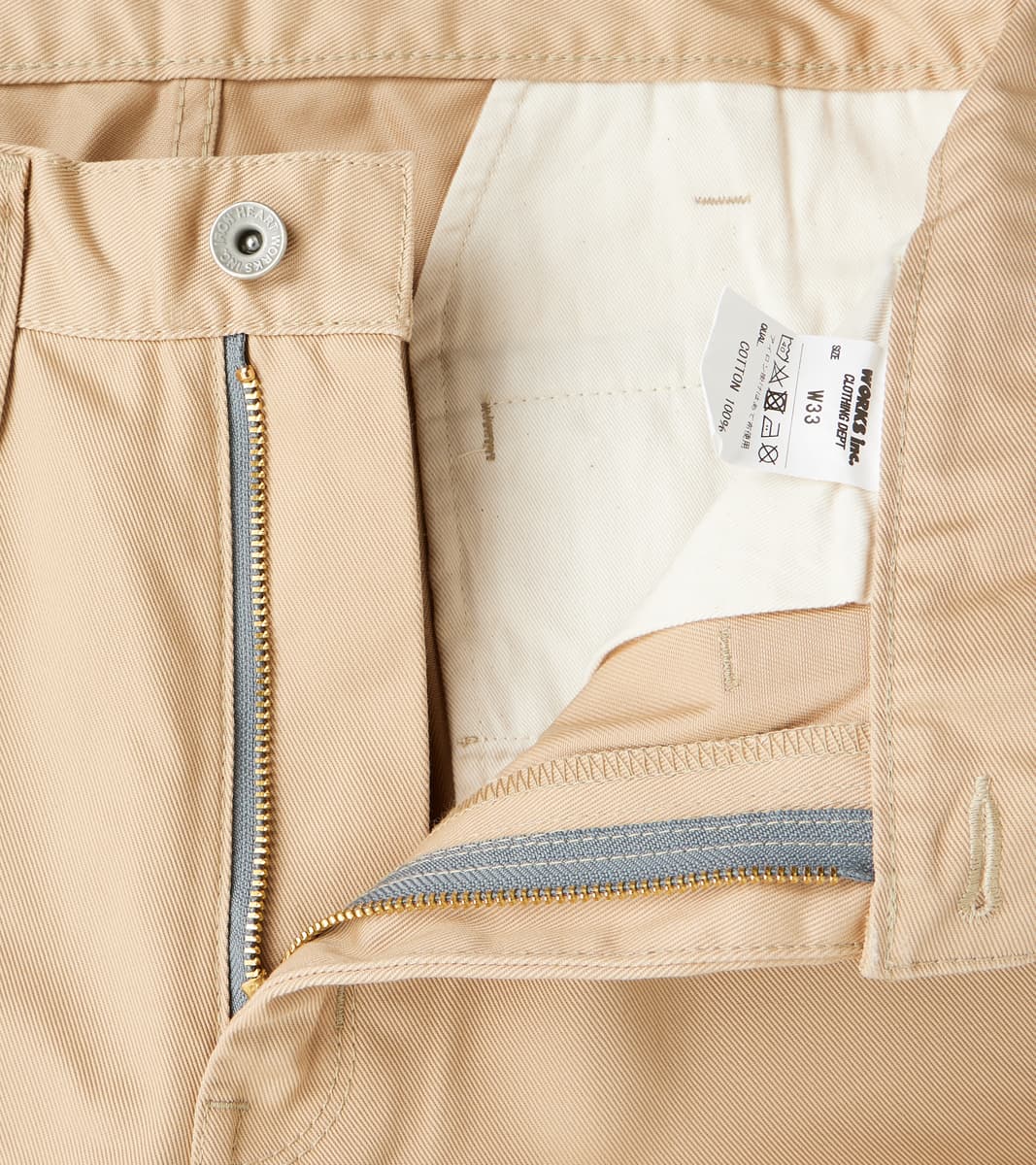 721-KHA - Slim Tapered - Mercerized Selvedge Khaki Chino