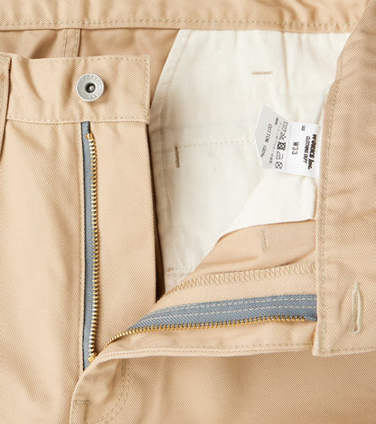 721-KHA - Slim Tapered - Mercerized Selvedge Khaki Chino