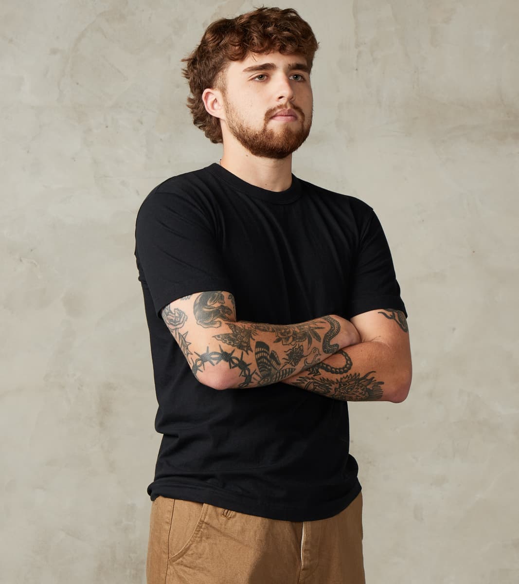 Iron Heart UTIL-BLK - UTILITEES Crew Neck T-Shirt - 5.5oz