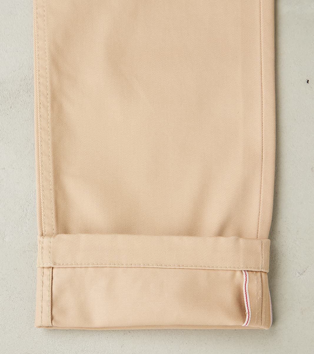 721-KHA - Slim Tapered - Mercerized Selvedge Khaki Chino