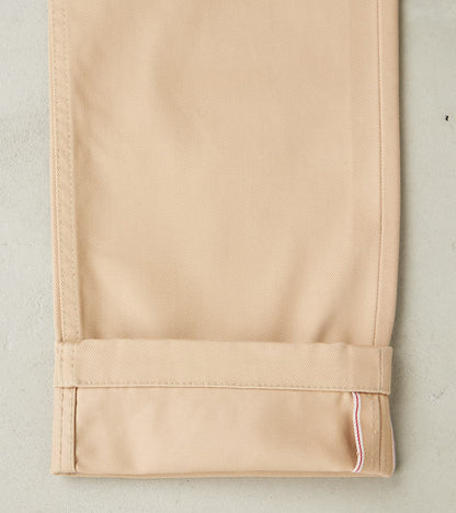 721-KHA - Slim Tapered - Mercerized Selvedge Khaki Chino