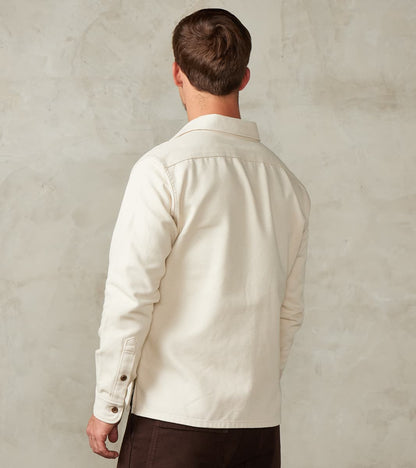 423-IVO - Work Overshirt - 13oz Ivory Oxford Cloth
