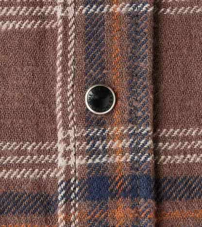 431-BRN - Western - 12oz Slubby Heavy Flannel Brown Check