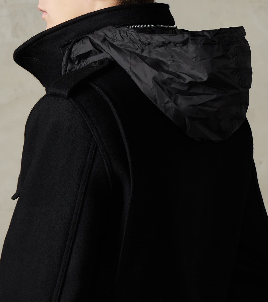 49-BLK - M65 Field Jacket - 21oz Black Melton Wool