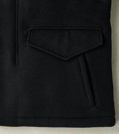 49-BLK - M65 Field Jacket - 21oz Black Melton Wool