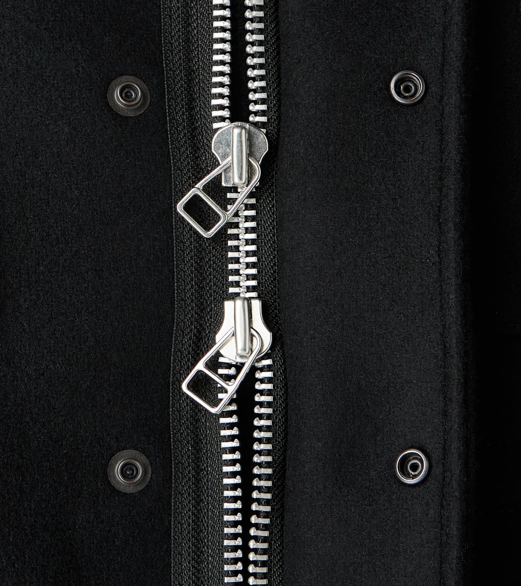 49-BLK - M65 Field Jacket - 21oz Black Melton Wool